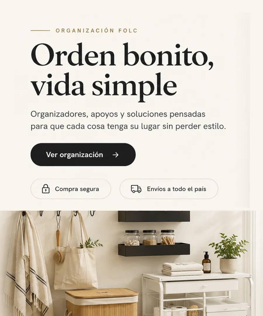 Orden bonito, vida simple — organización